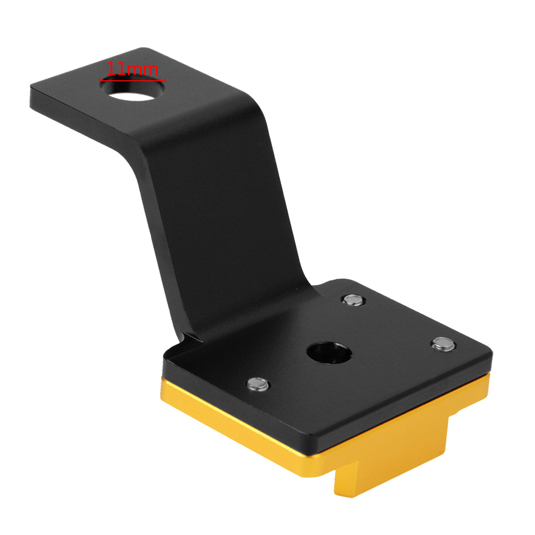 Puluz PU171 Aluminum Alloy Bicycle Bike Handlebar Bracket Mount for GoPro Hero5 /4 /3+ /3 /2 /1 - Yellow