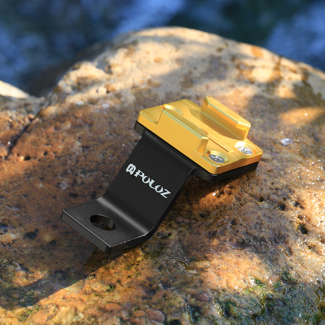 Puluz PU171 Aluminum Alloy Bicycle Bike Handlebar Bracket Mount for GoPro Hero5 /4 /3+ /3 /2 /1 - Yellow