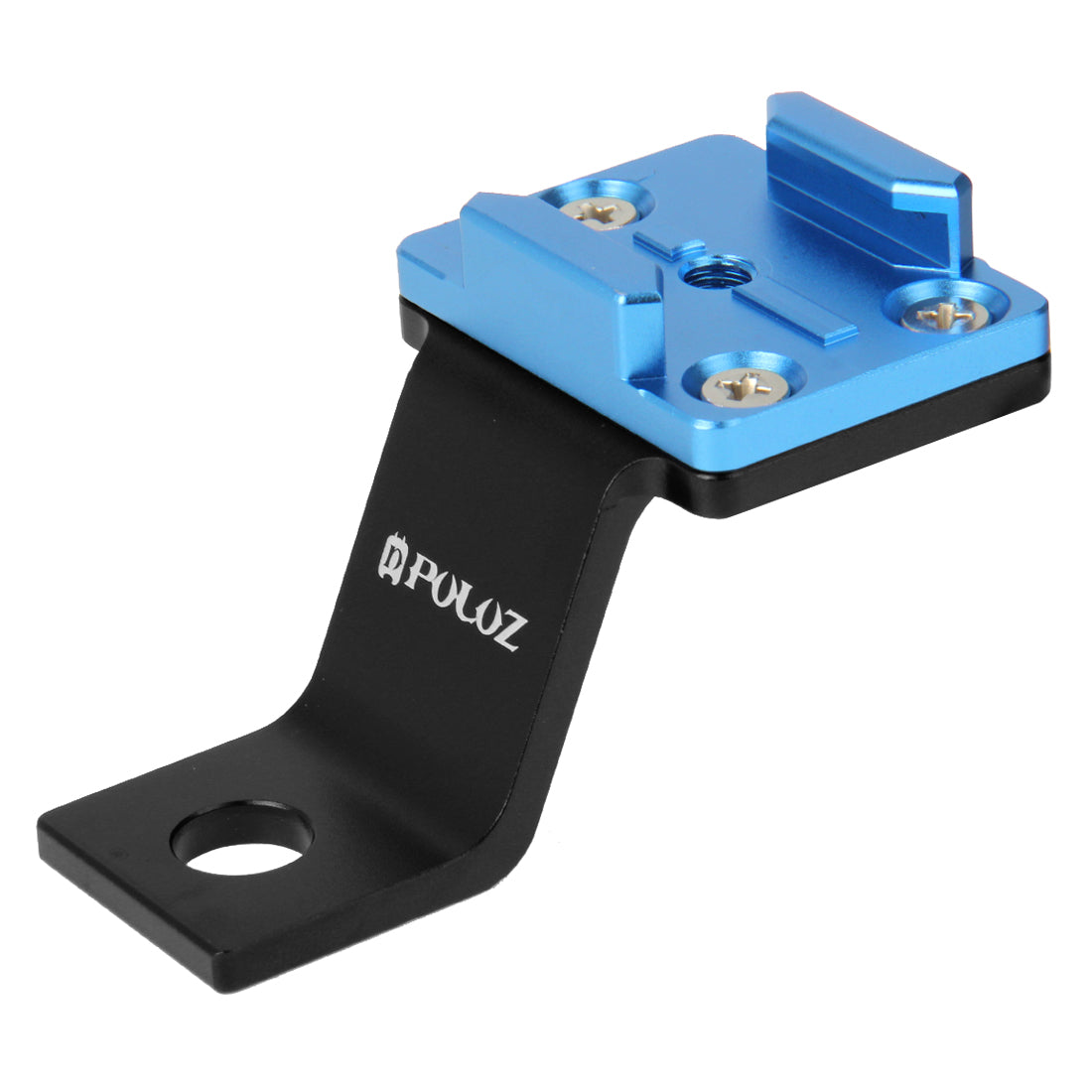 Puluz PU171 Aluminum Alloy Bicycle Bike Handlebar Bracket Mount for GoPro Hero5 /4 /3+ /3 /2 /1 - Blue