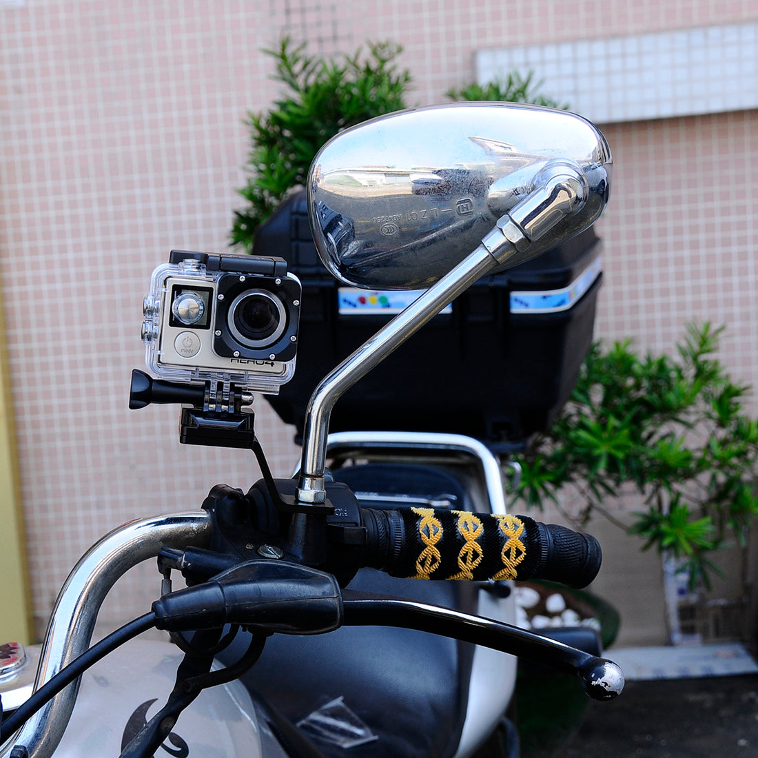 Puluz PU171 Aluminum Alloy Bicycle Bike Handlebar Bracket Mount for GoPro Hero5 /4 /3+ /3 /2 /1 - Blue