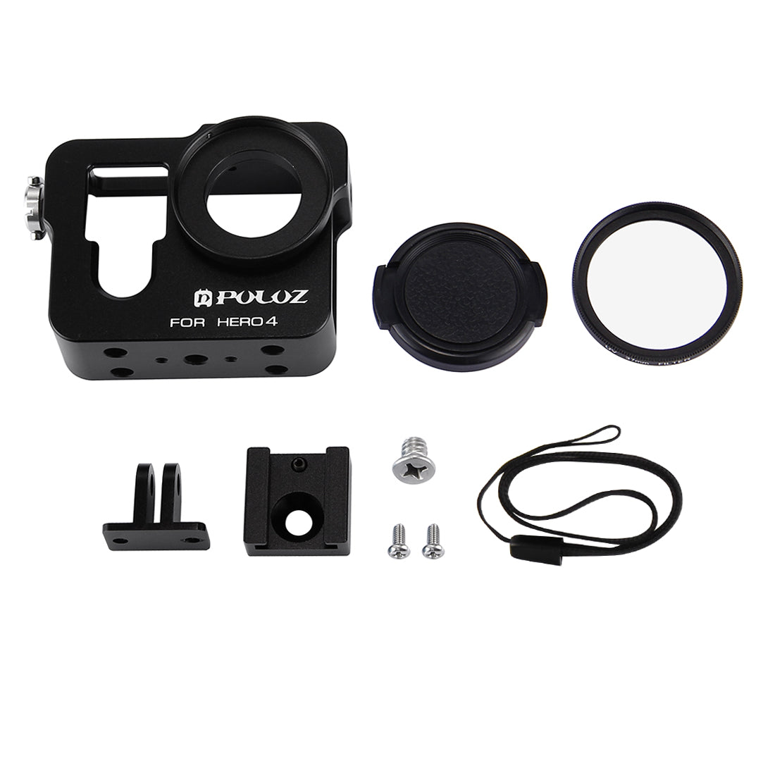 Puluz PU153 Aluminium Alloy Protective Frame Housing Case [Second Version] for GoPro Hero4 - Black