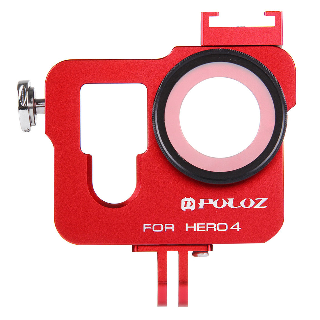 Puluz PU153 Aluminium Alloy Protective Frame Housing Case [Second Version] for GoPro Hero4 - Red