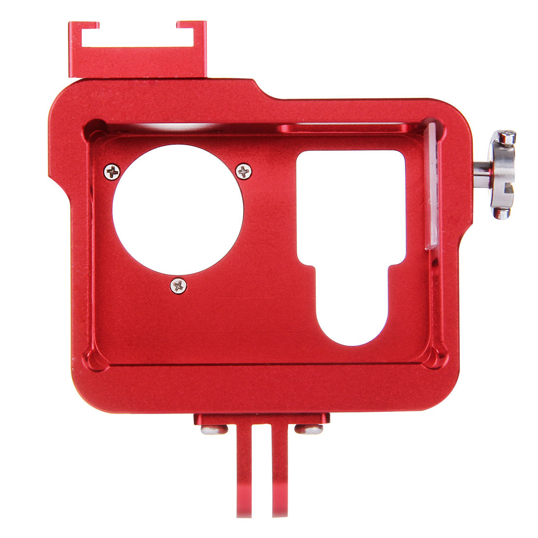 Puluz PU153 Aluminium Alloy Protective Frame Housing Case [Second Version] for GoPro Hero4 - Red