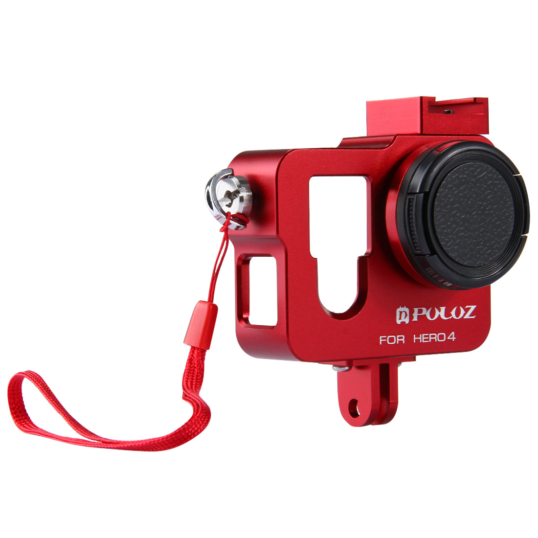 Puluz PU153 Aluminium Alloy Protective Frame Housing Case [Second Version] for GoPro Hero4 - Red