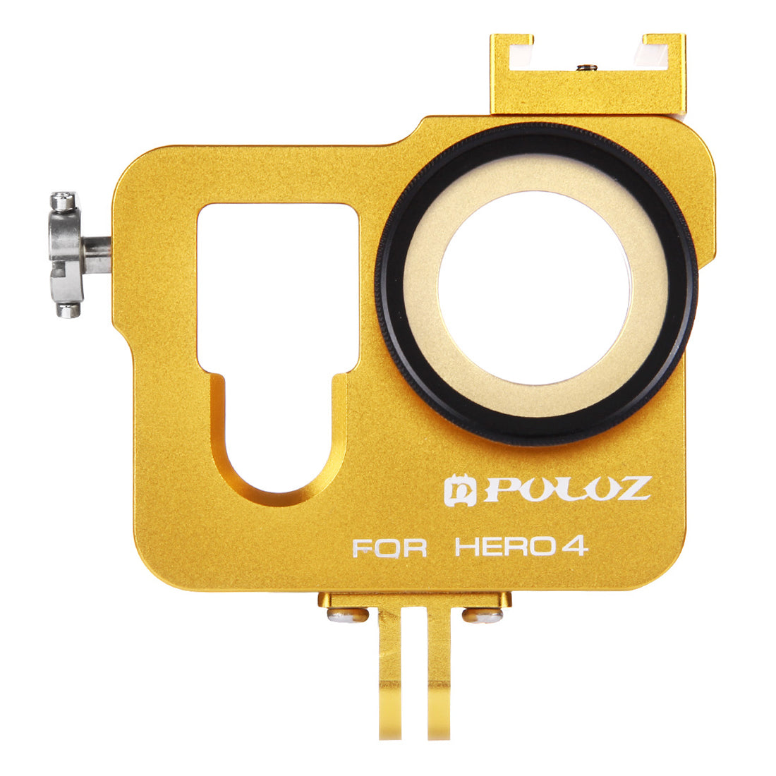 Puluz PU153 Aluminium Alloy Protective Frame Housing Case [Second Version] for GoPro Hero4 - Yellow