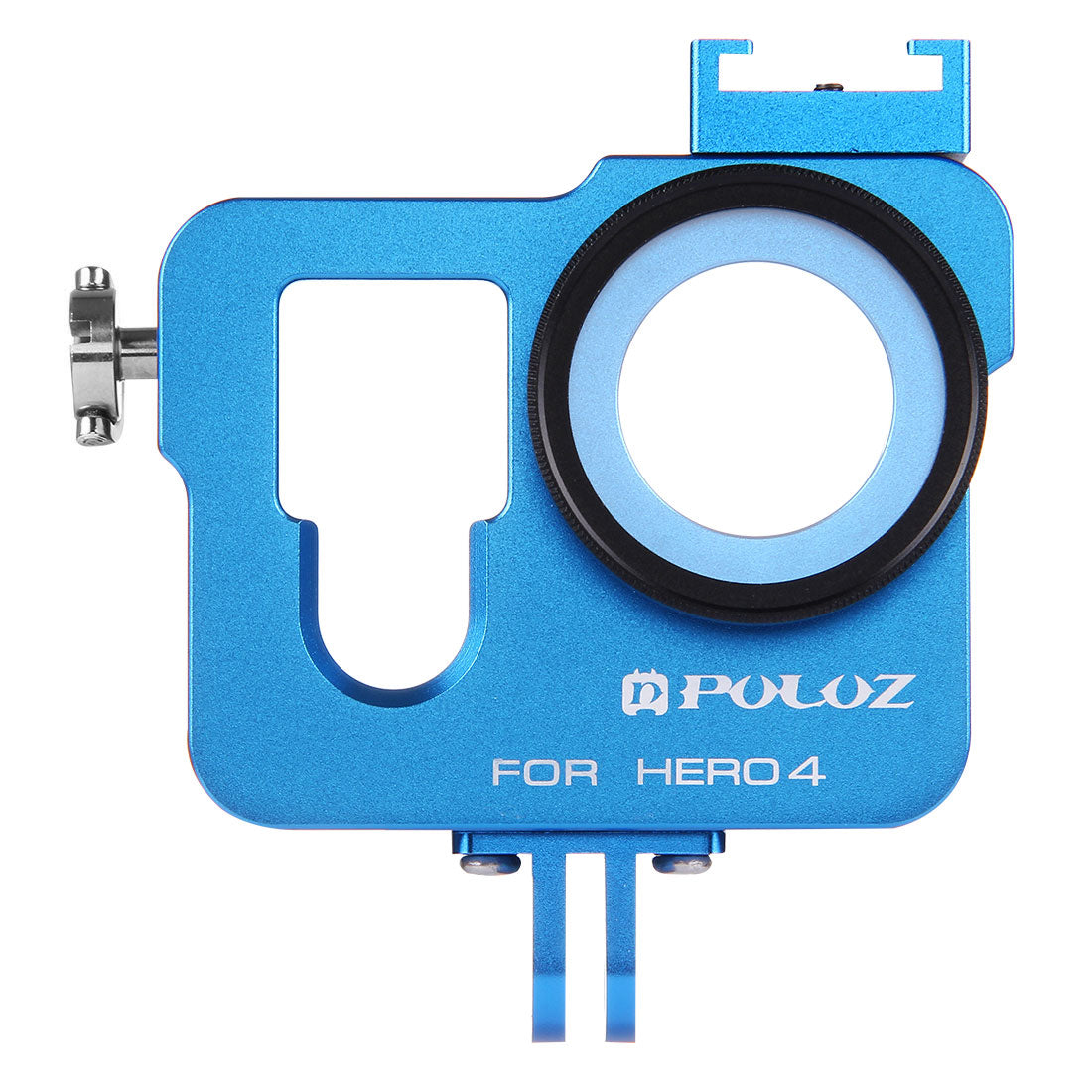 Puluz PU153 Aluminium Alloy Protective Frame Housing Case [Second Version] for GoPro Hero4 - Blue