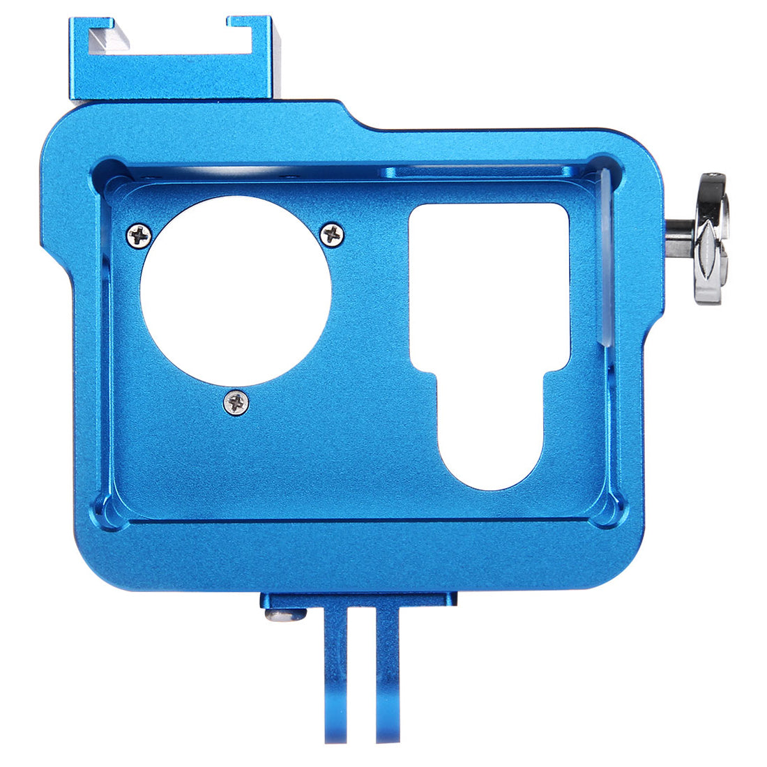 Puluz PU153 Aluminium Alloy Protective Frame Housing Case [Second Version] for GoPro Hero4 - Blue