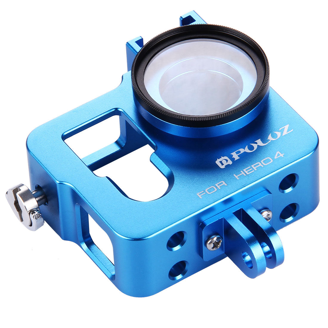Puluz PU153 Aluminium Alloy Protective Frame Housing Case [Second Version] for GoPro Hero4 - Blue
