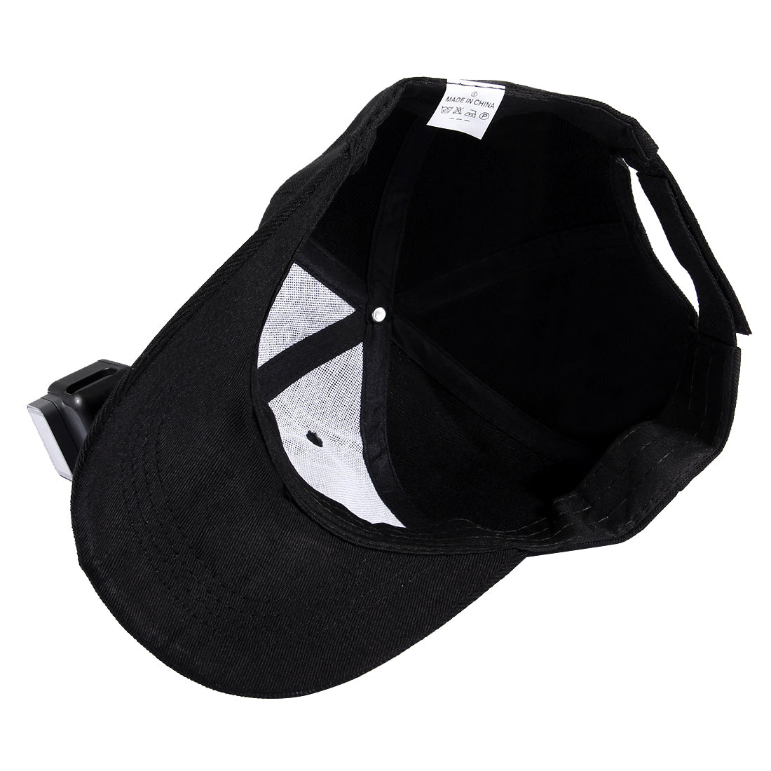 PULUZ PU195 Sports Camera Hat for Gopro Accessories Adjustable Cap with Screws and J Stent Base for GoPro Camera - Black