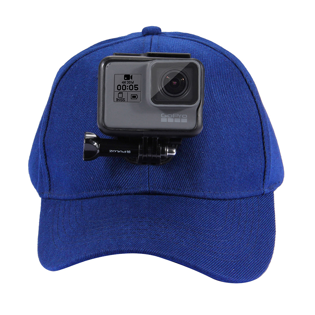 PULUZ PU195 Sports Camera Hat for Gopro Accessories Adjustable Cap with Screws and J Stent Base for GoPro Camera - Blue