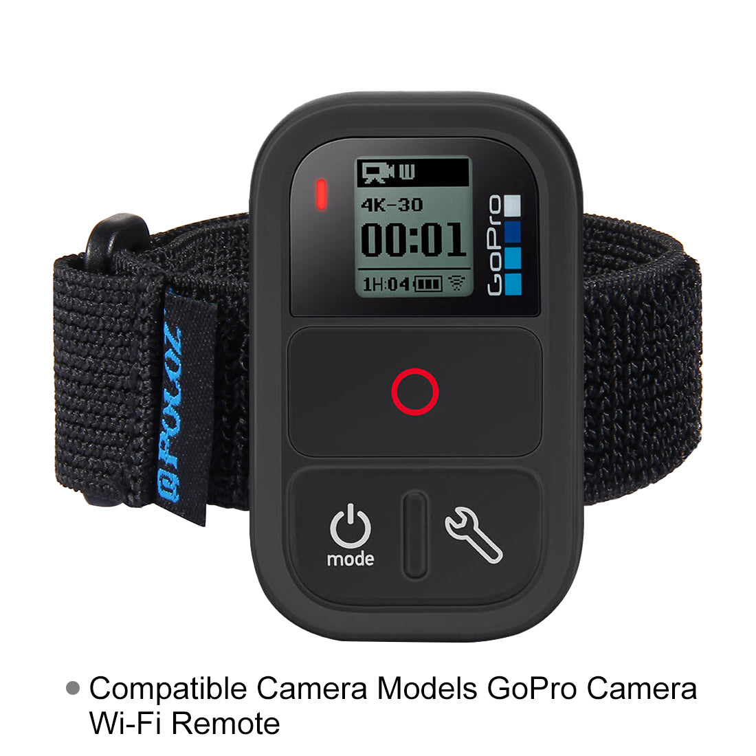 Puluz PU95 25cm Nylon Hand Wrist Strap for Wi-Fi Remote Control for GoPro HERO Camera - Black