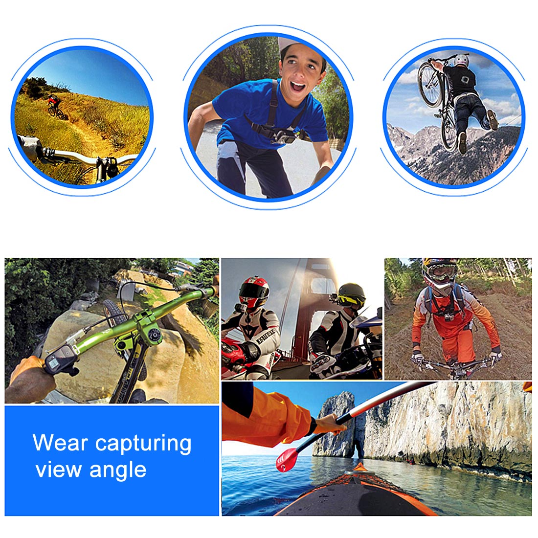 Puluz PU26 Adjustable Body Mount Belt Chest Strap Hook Mount for GoPro HERO4/HERO3+ - Black