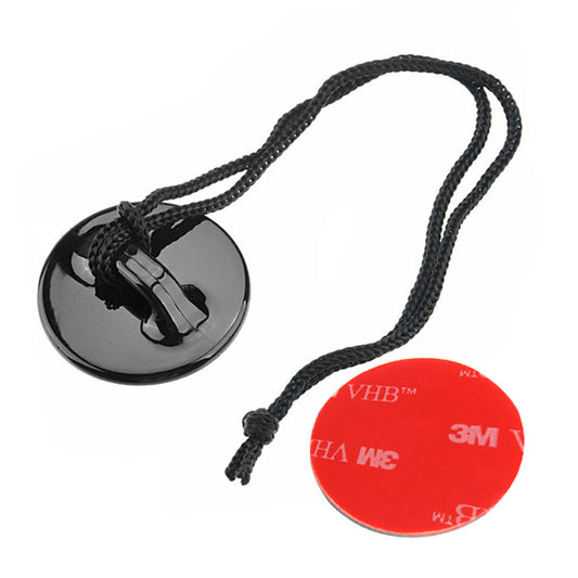 Puluz PU21 Surf Snowboard Buckle Safety Tethers Strap with Sticker VHB Mount Pad for GoPro HERO4/3+/3/2/1 - Black