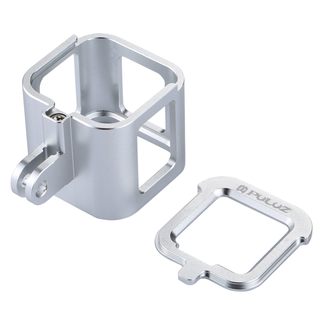 Aluminum Alloy Housing Frame Case for GoPro Hero 4 Session - Silver