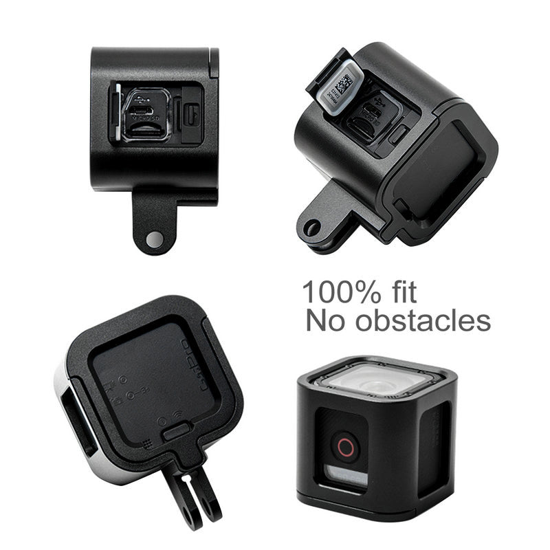 Aluminum Alloy Housing Frame Case for GoPro Hero 4 Session - Silver