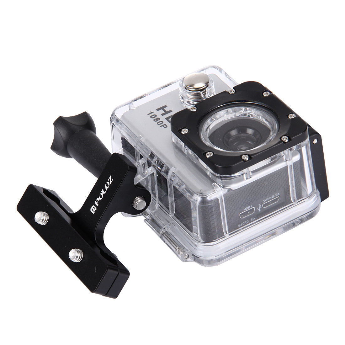 Puluz PU181 Aluminium Alloy Bike Seat Cushion Mount for GoPro Hero 6/5/4, DJI OSMO Action Camera - Black