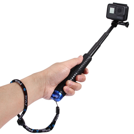Puluz PU150 Handheld Extendable Pole Monopod for GoPro Hero 7/6/5/5 Session/4Session/4/3+/3/2/1, DJI Osmo Action Camera