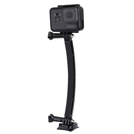 Puluz PU78 Outdoor Motorcycle Cycling Helmet Extension Arm Set for GoPro Hero 6/5/5 Session/4 Session