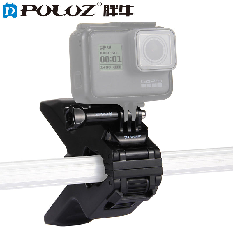 PULUZ Jaws Flex Clamp Mount with Buckle and Thumb Screw for GoPro New Hero/Hero7/6/5/5 Session/4 Session/4/3+/3 /2/1 DJI Osmo Action Xiaoyi and Other Action Cameras