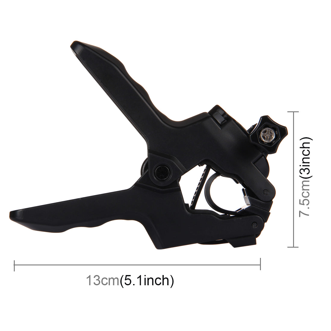 PULUZ Jaws Flex Clamp Mount with Buckle and Thumb Screw for GoPro New Hero/Hero7/6/5/5 Session/4 Session/4/3+/3 /2/1 DJI Osmo Action Xiaoyi and Other Action Cameras