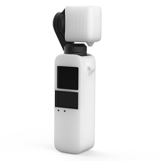 Sports Camera Silicone Protective Shell Protective Cover for DJI Osmo Pocket Lingbi PTZ Camera - Transparent