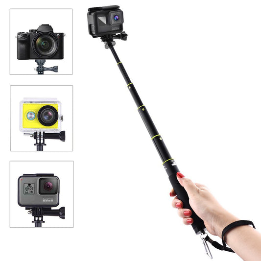 LDX-700 Aluminium Alloy Extension Stick Rod Selfie Sticks Compatible with DJI OSMO Pocket - Black