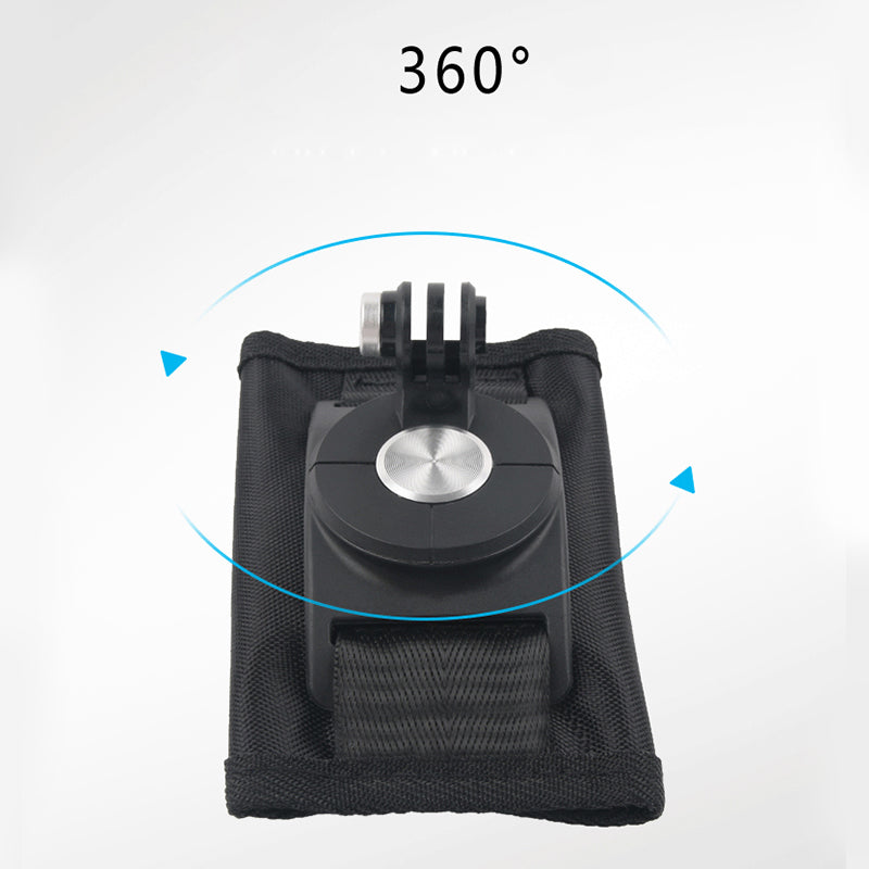 360 Degree Rotation Quick Release Backpack Belt Clip for Gopro Hero 7/6/5/4/3+/Xiaoyi Action Camera