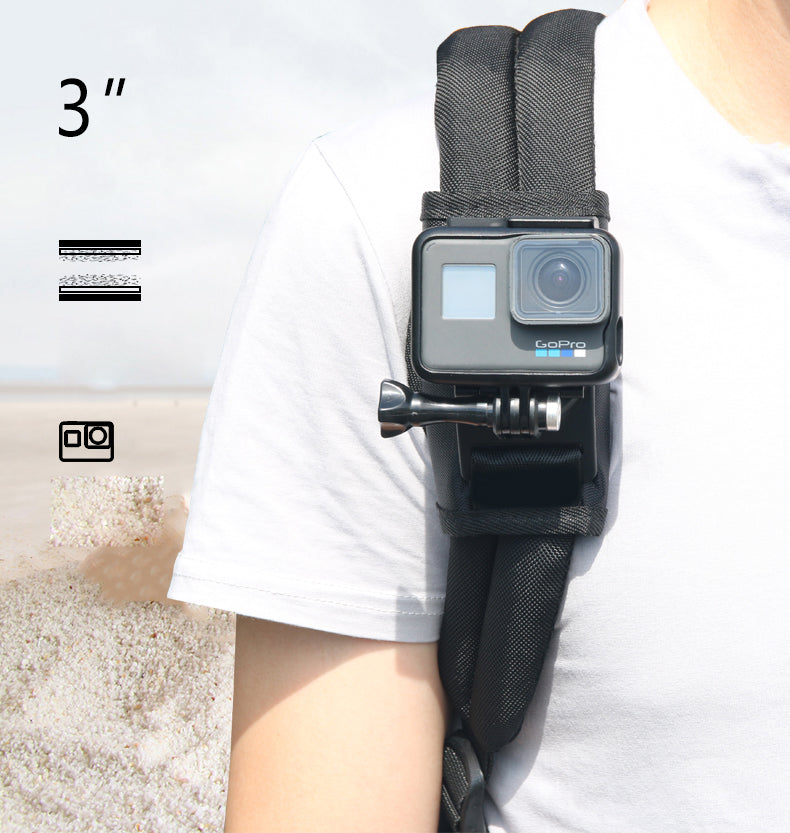 360 Degree Rotation Quick Release Backpack Belt Clip for Gopro Hero 7/6/5/4/3+/Xiaoyi Action Camera