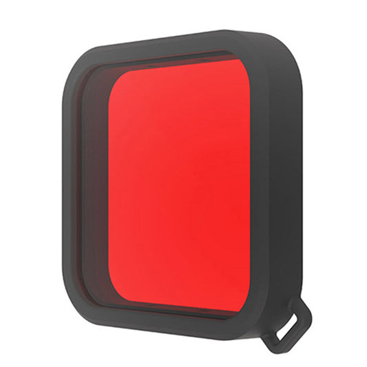 PULUZ Housing Diving Color Lens Filter for DJI Osmo Action - Red