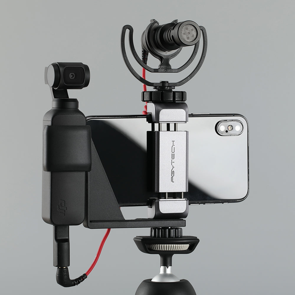 Handheld Fixed Parts Easy Mount Phone Holder Set Camera Bracket Support Non-slip Clamp Clip Multifunction for OSMO Pocket