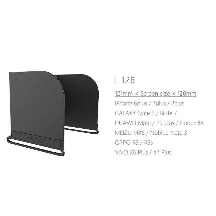 Universal Screen Monitor Hood Sun Shade L128 (Black) for DJI Mavic Pro/Inspire/Phantom/M600/Osmo PGY-MRC-009