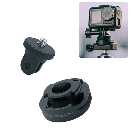 P-11B-023 Metal Tripod Adapter + Mount Bolt Set for DJI Osmo Action Camera