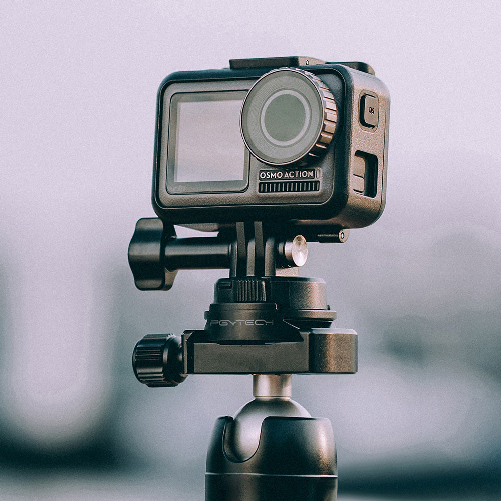 P-11B-023 Metal Tripod Adapter + Mount Bolt Set for DJI Osmo Action Camera