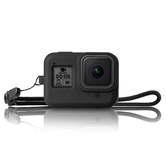 Gopro 8 Sports Camera Protecitve Cover Silicone Case  - Black