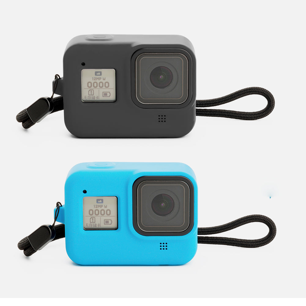 Gopro 8 Sports Camera Protecitve Cover Silicone Case  - Blue