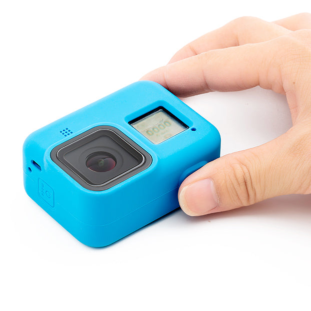Gopro 8 Sports Camera Protecitve Cover Silicone Case  - Blue