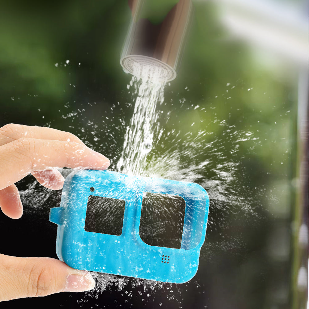 Gopro 8 Sports Camera Protecitve Cover Silicone Case  - Blue