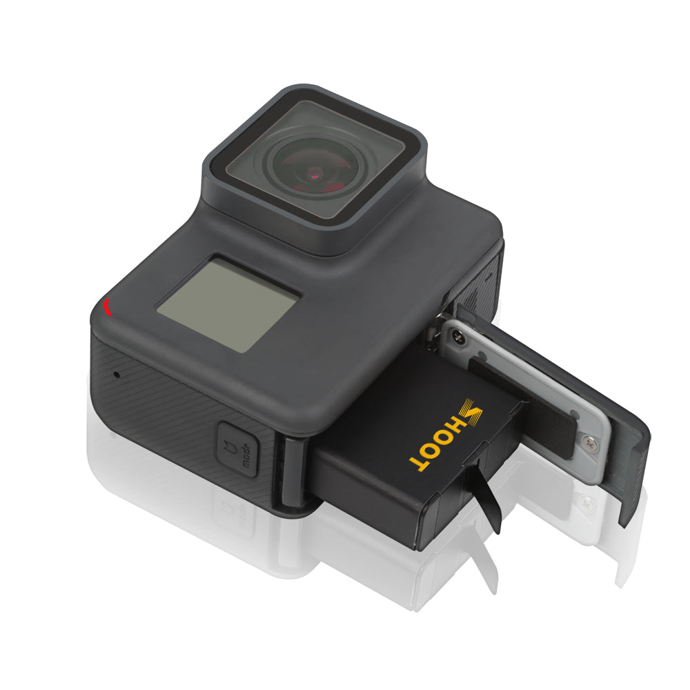 SHOOT Three Ports USB Charger with Batteries for GoPro Hero 6 5 7 Charging Accessories
