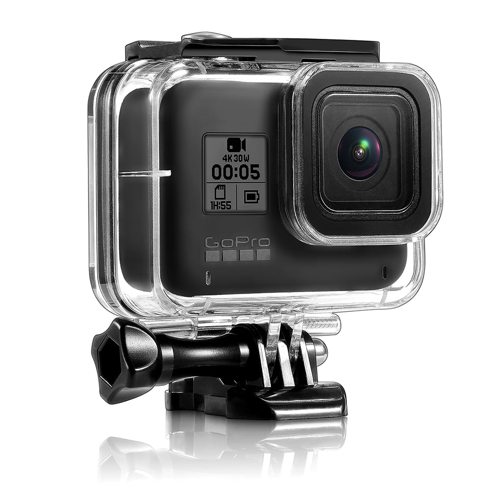 Uniqkart for Gopro 8 Waterproof Case+Red Purple Pink Filter