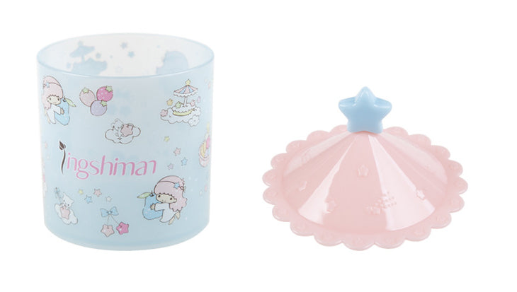 Creative Cartoon Cosmetic Cotton Swabs Storage Box Case - Pink