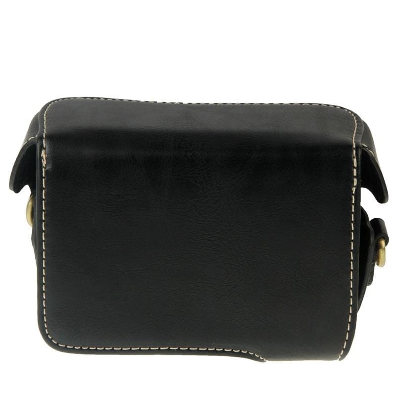 Retro Style PU Leather Camera Case Bag with Strap for Sony RX100 M3 / M4 / M5 (Black)