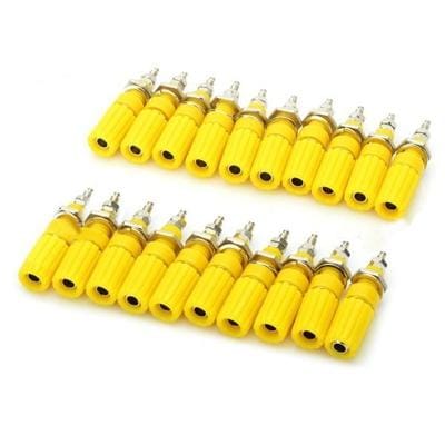 DIY Binding Post Terminals, Yellow (Yellow)