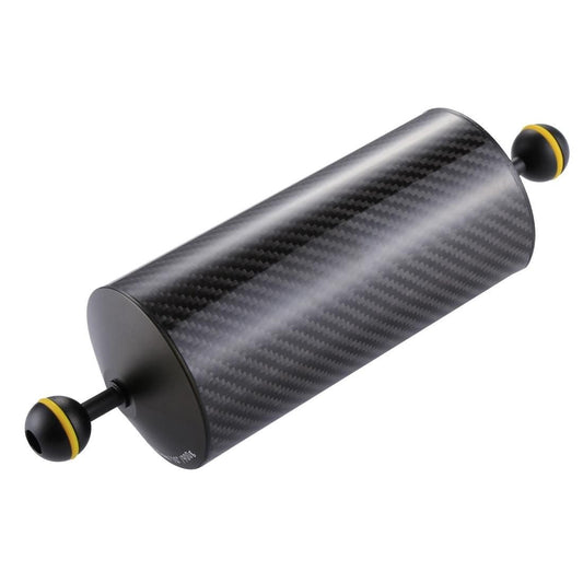 PULUZ 10.8 inch 27.5cm Length 80mm Diameter Dual Balls Carbon Fiber Floating Arm, Ball Diameter: 25mm, Buoyancy: 900g