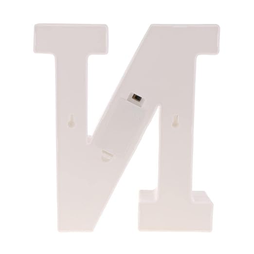 Generic Creative LED Alphabet Light Marquee Letter Light Alphabet Light Up Sign N