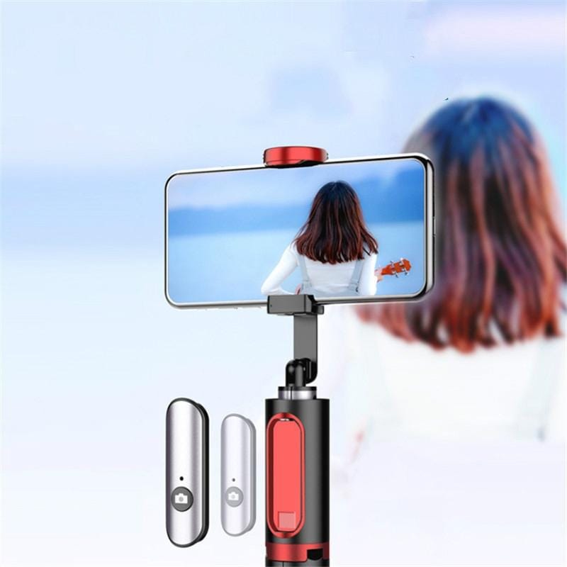 M18 Portable Selfie Stick Remote Control Mobile Phone Holder (White)