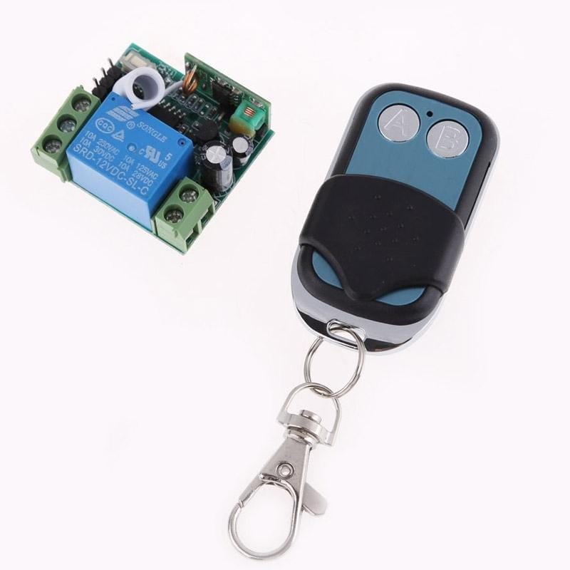 DC 12V 10A 1CH Wireless RF Remote Control Switch Transmitter + Receiver