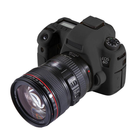 PULUZ Soft Silicone Protective Case for Canon EOS 6D (Black)