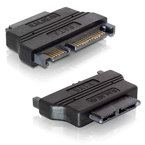 UNIQKART SATA 22 Pin 22p Male to ODD Slimline SATA 13 Pin Female CD-ROM Converter Adapter