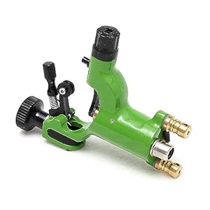 UNIQKART Heavy Alloy For Dragonfly Rotary Assorted Tattoo Machine Gun Motor Liner Tool Kit Supply Color Green