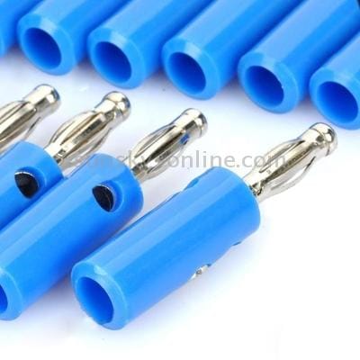 Loudspeaker Cable Banana Plugs Connectors (Blue)
